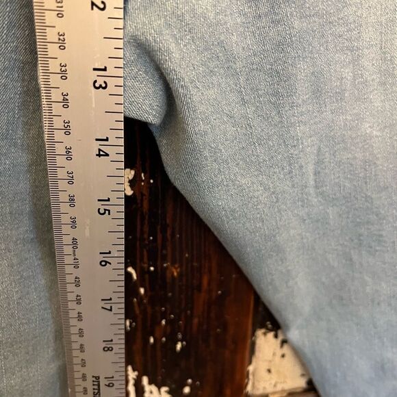 Women’s NWT Mellow Denim Los Angeles size 18 raw hem high rise skinny jeans. - Picture 3 of 11